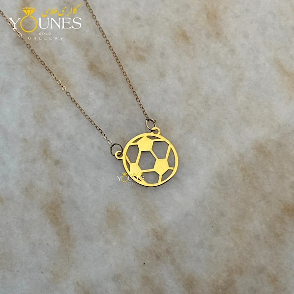 گردنبند طلا توپ